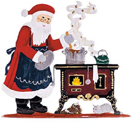 Wilhelm Schweizer Zinnfigur Nikolaus kocht Jahresnikolaus 2020