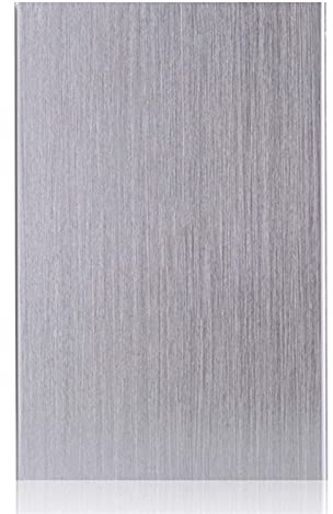 Hard disk esterno in metallo spazzolato da 2,5 pollici, 2 Tb / 500 gb / 320 gb, portatile USB 3.0, adatto per computer desktop, laptop, Ps4, Xbox, Smart TV (250 GB, argento)