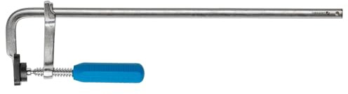 HÖGERT TECHNIK - Schraubzwingen Spannweite 500mm x 120mm F-Klemmen Edelstahl Zwinge, Spannkraft 200kg, Clamps Präzises Fixieren Von Holzwerkstücken Weldinger Spannwerkzeug