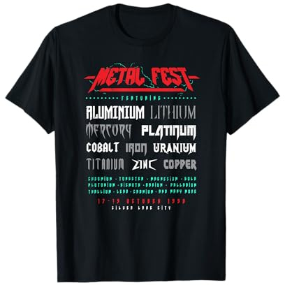 Juegos de palabras divertidos del Metal Fest Camiseta