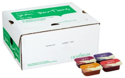 Lichfields Assorted Jam Portions 100 x 20g