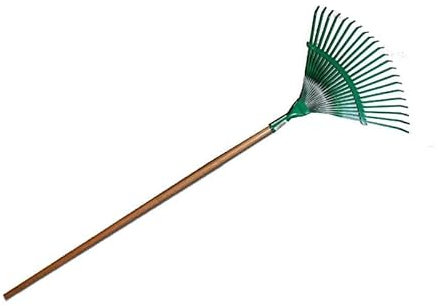 Pluvia Jardin Escoba Fija Metal Mango Madera 110l