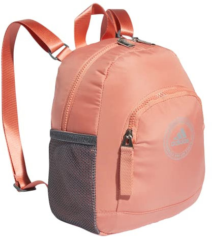 adidas Linear 3 Mini Backpack, Wonder Clay/Silver Metallic, One Size