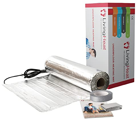 Underfloor Heating Kit for Under Laminate & Wood Floors, Electric 150w /m² with No Thermostat, 2.5/m²
