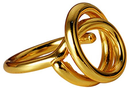 HGJH Verstellbarer Ring, Verstellbare Ringe Für Damen Linien Handgeschmiedet 925 Sterling Silber Keltischer Knoten Ewigkeitsringe Vergoldete Trauringe Versprechen Ringe Für Mädchen Damen