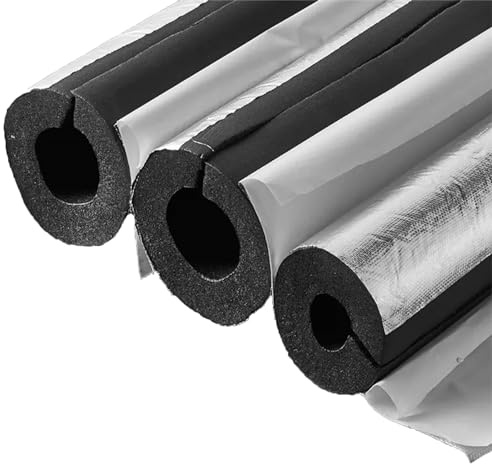 Water Pipe Insulation,Antifreeze foam hose,Self-adhesive,Flame-retardant Waterproof,10mm/15mm/20mm/30mm Thick,ID16mm-114mm,For Winter pipeline insulation,air conditioning copper pipe insulation ( Size