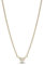 PANDORA Timeless Drei Sterne Herz Collier-Halskette aus Sterling Silber mit vergoldeter Metalllegierung und Zirkonia Steinen, Größe 45cm, 363014C01-45