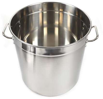 WINPANG Sopera grande de 70 l con asas, tapa de fregadero, sopera multifuncional de acero inoxidable, apta para guisar, freír y mantener caliente, HG-HSLT-5172