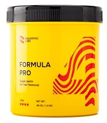 Sugaring Paste FORMULA PRO for Hair Removal FIRM for Brazilian Bikini and Underarms, Sugar Wax Kit for Hot Weather 49 oz / 3lb