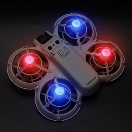 4PCS LED Strobe Light Set for DJI Neo, Strobe Light Flash Night Light Drone Night Flying Signal Lamp Navigation Light Searchlight