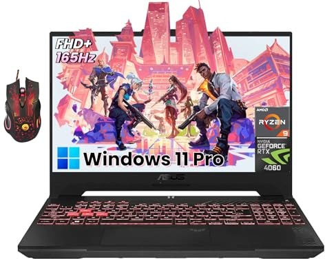 ASUS TUF A16 (2024) Laptop para juegos - Pantalla de 16 pulgadas 2.5K 165Hz, AMD Ryzen 9 7940HX, NVIDIA GeForce RTX 4060, teclado retroiluminado, 16GB DDR5, 1TB SSD, Wi-Fi 6, Windows 11 Pro