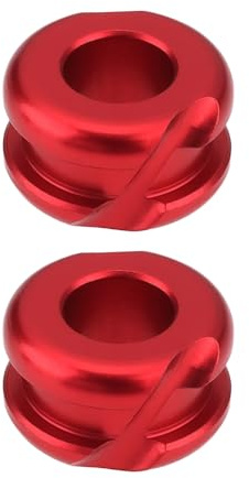 The Lord of the Tools Lot de 2 Poulies en Alliage d'aluminium Composite 3/16 pour Tir à l'arc Et à La Flèche Rouge