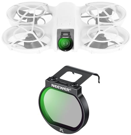 NEEWER Filtre CPL pour Drone Neo, Verre Optique HD Multicouche, Filtre polarisant enfichable, Accessoire de Drone Compatible avec DJI Neo, FL-N26