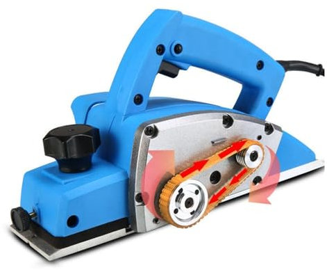 Machine de découpe de rainures murales électriques Raboteuse électrique Portable multifonction 1050W, raboteuse électrique for le travail du bois Pour briques, marbres, murs, béton