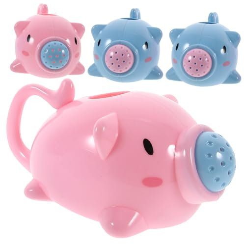 Toddmomy 4 Piezas Olla De Agua para Jugar Juguete De Baño Lata De Riego para Juguetes De Baño para Juguetes De La Ducha del Bebé Regadera para Pequeños El Plastico