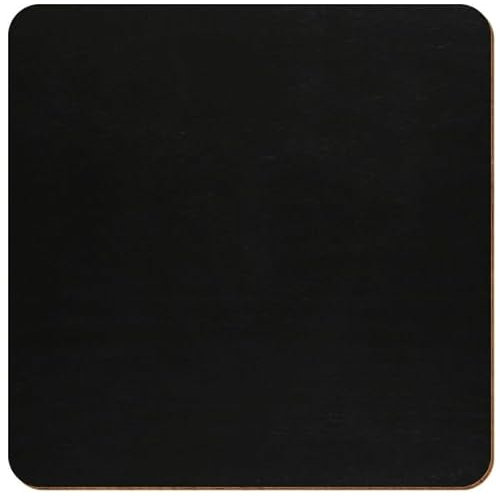 Madera cuadrada de color negro lacada por ambos lados, 3-50 cm, madera contrachapada de abedul de 3 mm, disponible individualmente o en conjunto, tamaño: 8 cm, paquete con:25 unidades