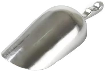 2 palas de hielo aleación aluminio gran tamaño for granos café, raspador Para mantener el hielo(680ml)