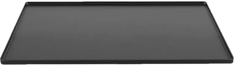 Tapis en Silicone pour Bac de Récupération D'huile, Bac D'égouttage Antidérapant, pour Réfrigérateurs, Sèche-linge, Refroidisseurs à Vin et Lave-vaisselle(Black,60x65x1.5cm/24x26x0.6in)