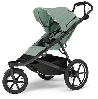 Thule Urban Glide 3 Single Child All-Terrain Stroller, Lightweight, Air-Filled Tires & Suspension, Integrated Hand Brake