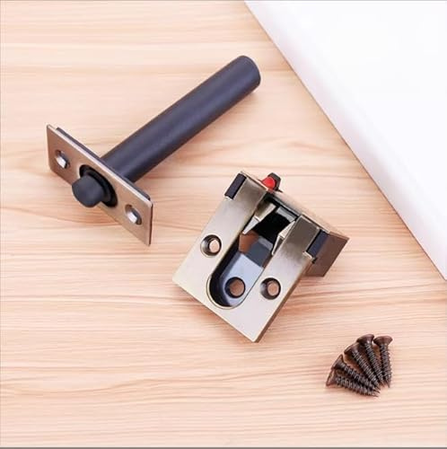 Gettimore Anti-Theft Door Chain Lock, Zinc Alloy Security Bolt with One-Touch Locking, Reinforced Ball-Joint Design for Doors and Windows, Concealed Installation for Enhanced Protection