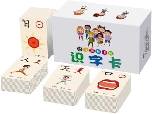 JuanNest Cartes Mémoire Chinoises pour Débutants,Apprenez Le Mandarin Rapidement Grâce À Techniques De Mémorisation,Apprenez Le Vocabulaire Chinois Courant, Outils d'apprentissage De Langue