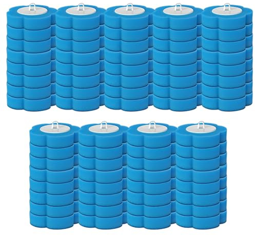 72 PCS Disposable Toilet Bowl Brush Refills, Disposable Toilet Cleaning System, Toilet Brush Replacement Head, Toilet Wand Disposable Refill Heads Pads for Sink Bathtub Wash Basin Mop Pool, 3 Flavors