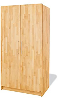 Pinolino 142174 Kleiderschrank für Kinderzimmer Natura von Pinolino, besonders stabil, Massivholz