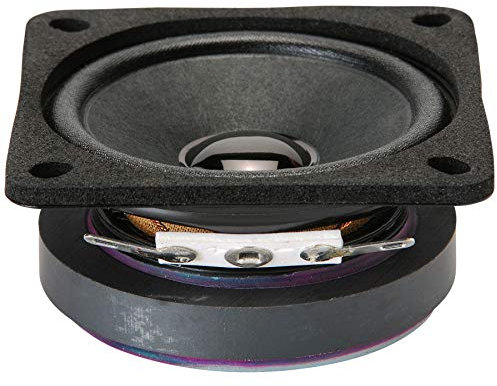 Visaton FRS 7 – Lautsprecher (schwarz, auf Putz/Decke, 200 – 20000 Hz, 66.5 x 66.5 x 31 mm, Grille FRS 7)