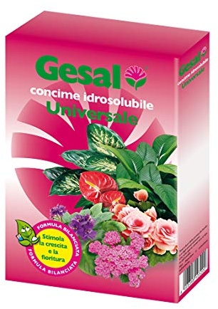 GESAL Concime Idrosolubile Universale, Per stimolare la Crescita e la Fioritura, 500 g