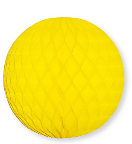 Everflag Maxi Wabenball Gelb 50 cm, schwer entflammbar