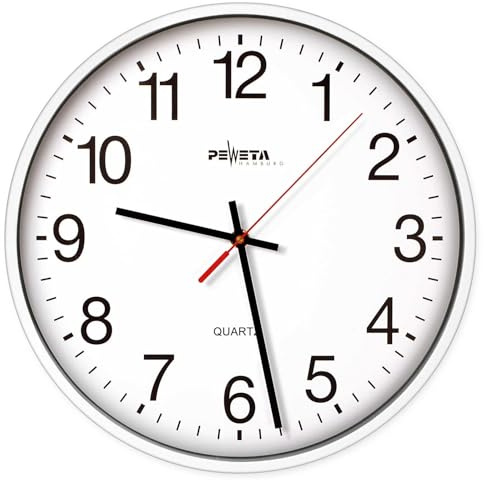 PEWETA 44.130.211 Peweta Wanduhr weiß