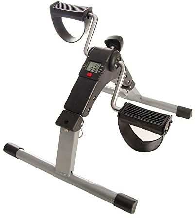 Easylife Portable Pedal Exerciser, Home Exercise Sitting Down Cardio Step Machine. Under Desk Mini Exercise Bike for Muscle Strength and Weight Loss - Fully Guaranteed