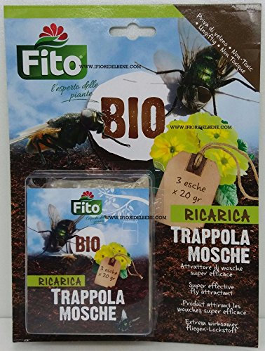 Fito Bio Ricarica Trappola Mosche 3 Esche da 20 Grammi