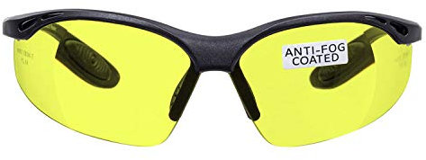 voltX 'Constructor' (Amarillo, dioptría +1.50) Gafas de Seguridad con aumento total de lente (no bifocal), incluye cordón con tope regulable + Lente UV400 con recubrimiento antivaho