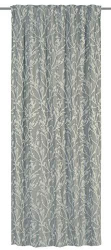 Elbersdrucke Verdunklungsvorhang mit verdeckten Schlaufen Secret Garden 09 beige verdunkelnd 255 x 135 cm Vorhang für Wohnzimmer Schlafzimmer Flur