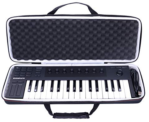 LTGEM EVA Hard Case for Native Instruments Komplete Kontrol M32 Controller Keyboard-Travel Protective Carrying Storage Bag