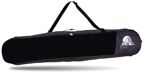 Rawstyle Snowboardtasche Snowboard-Tasche Boardbag Snowboard Bag Tasche für Snowboard Rucksack Modell 2 (schwarz (150cm))