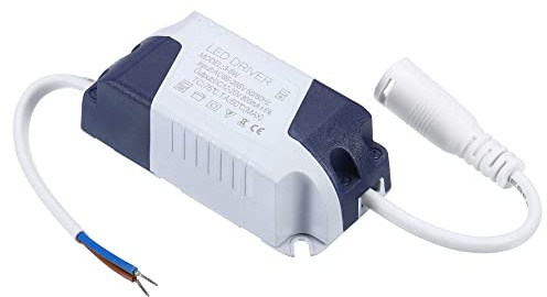 PATIKIL 3-5W 300mA Driver LED Alimentatore, 2pz AC 85-265V Uscita 12-20V DC Femmina Connettore Costante Corrente Raddrizzatore Trasformatore Esterno Alimentazione per Lampade LED