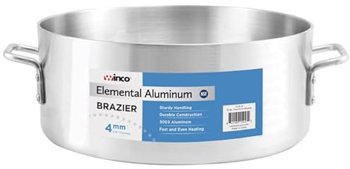 Winware Professional 15 Quart Aluminum Brasier