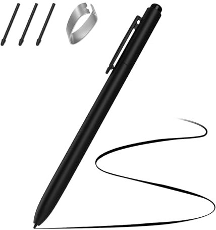 MoKo EMR Stylus Pen Compatible with Remarkable 2, Digital Pen with Eraser, 4096 Pressure Levels Palm Rejection 3 Extra Tips, for Remarkable 2&1/Galaxy Tab&Book/BOOX/Wacom/Scribe/EMR Devices