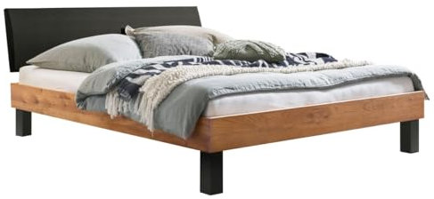 Hasena Trento Bett Sondrio Wildeiche Natur Lecco Smoke 180x200