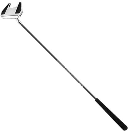 Idezek Golfschläger für Herren,Golfschläger Putter | Anfängerfreundlich und Starter-Edelstahl mit Standputter,Groove Hitting Surface Golfschlägerständer, weiße Ziellinien für Golfliebhaber