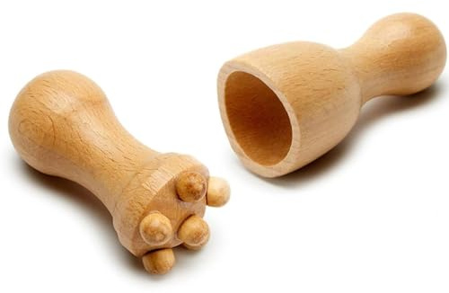 Coppette facciali in legno, 2 pezzi, massaggio portatile per dimagrire il viso, cellulite, drenaggio linfatico, massaggiatore per il viso, terapia del legno, strumenti per scolpire il corpo, tazza per