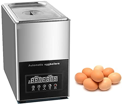 SmPinnaA Commercial Egg Boiler Cooker, Egg Boiler Machine, Professional 9L Large Capacity 50 Eggs, Egg Cooker, Half-Boiled Egg Machine Egg Automatic Boilers