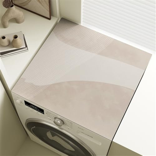 Highdi Housse de Protection pour Machine à Laver Top, Coussin de Machine à Laver Antidérapant Housse de Machine à Laver pour Machine à Laver Ou Sèche-Linge (30 * 40cm,Nordique Classique 1)