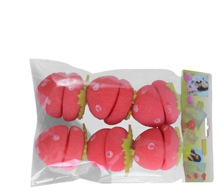 Heatless Hair Curler Sponge - Long Hair Roller No Heat - Soft Hairdressing Curling Sponges Set of 6, Portable Sleeping Curlers for Girls