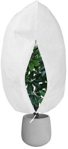 THAKOI Cappuccio Protezione Piante Inverno, 85 g/m² Cappuccio Protezione Invernale Piante, Protezione Invernale per Piante(80x120CM)