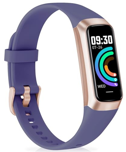 Moremore Rastreador de fitness, rastreador de actividad con pantalla AMOLED de 1.1 pulgadas, reloj de fitness con frecuencia cardíaca 24/7, 25 deportes, seguimiento de calorías, rastreador de pasos