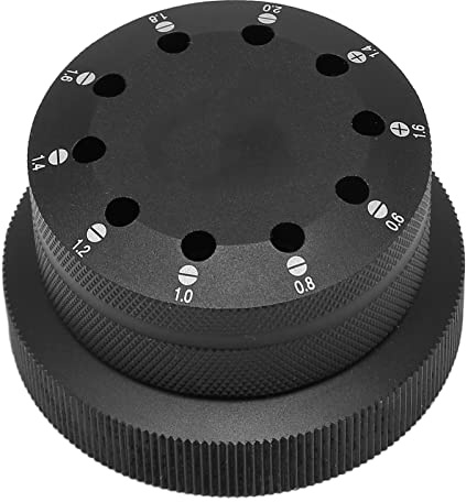 CFTGIW Base per Cacciavite Display Multifunzione Professionale Orologio Cacciavite Base Rotante Molla Nera e Perni per Occhiali Molto Adatti per Design Professionale Orologio Usato Regolare