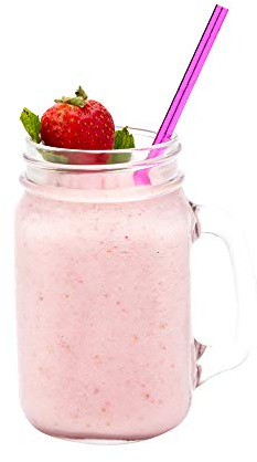 Restaurantware DurablePaper Straws Paper Drinking Straws - Metallic Magenta - For Holidays Birthdays Weddings Showers or Everyday - 7.8 - 100ct Box